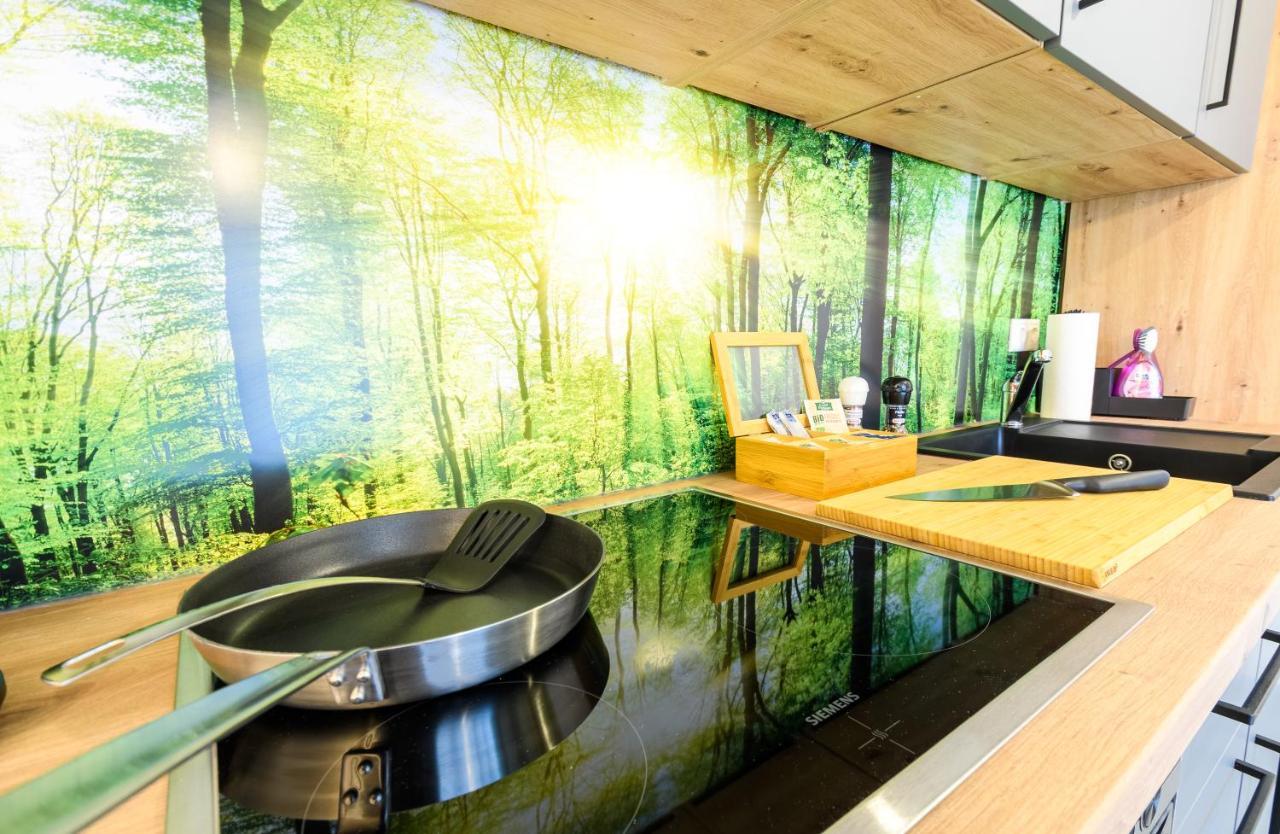 Orangehome: Waldlichtung - Zentral Zwischen Therme Und Stadtmitte Bad Aibling Dış mekan fotoğraf